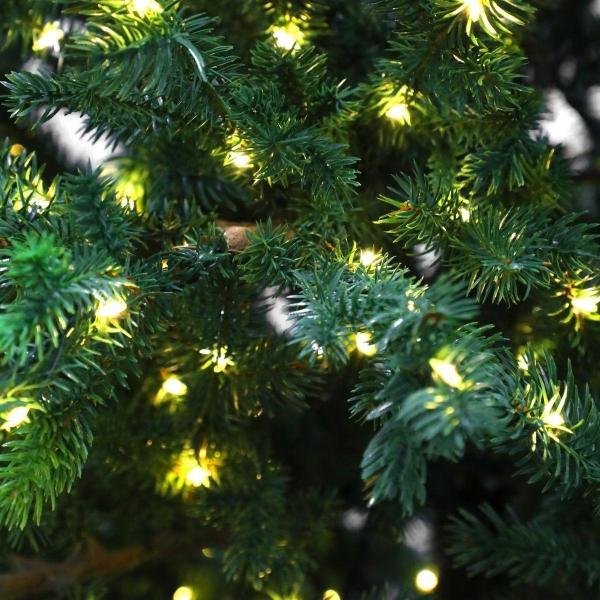 ÁRBOL NAVIDEÑO ELEGANT 2.28 M CON 1500 LUCES LED