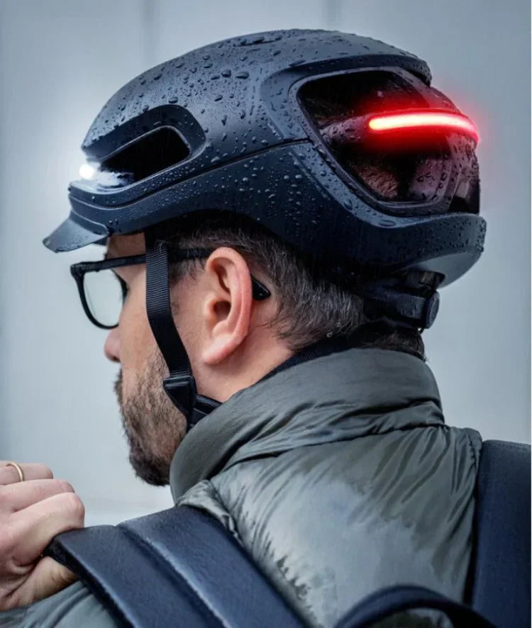 casco de ciclismo inteligente