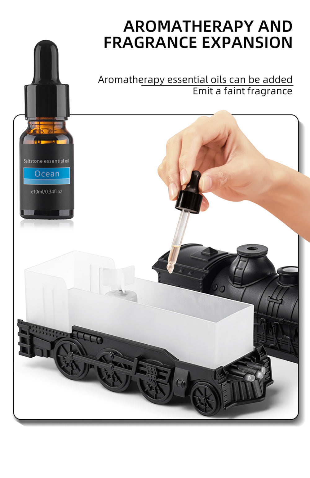 Tren difusores de aromaterapia